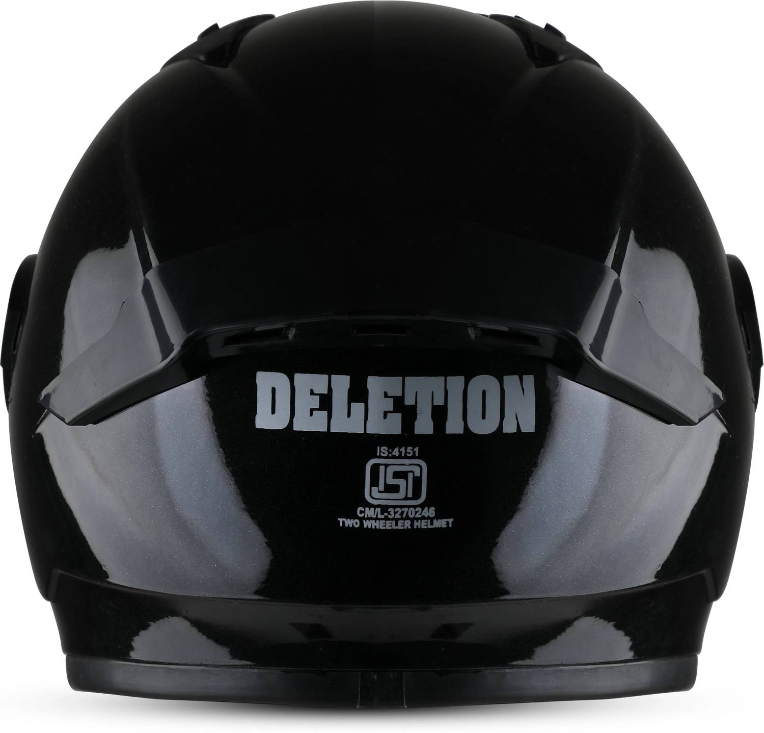 FOROLY Wonder All Black Motorbike Helmet - Image 4