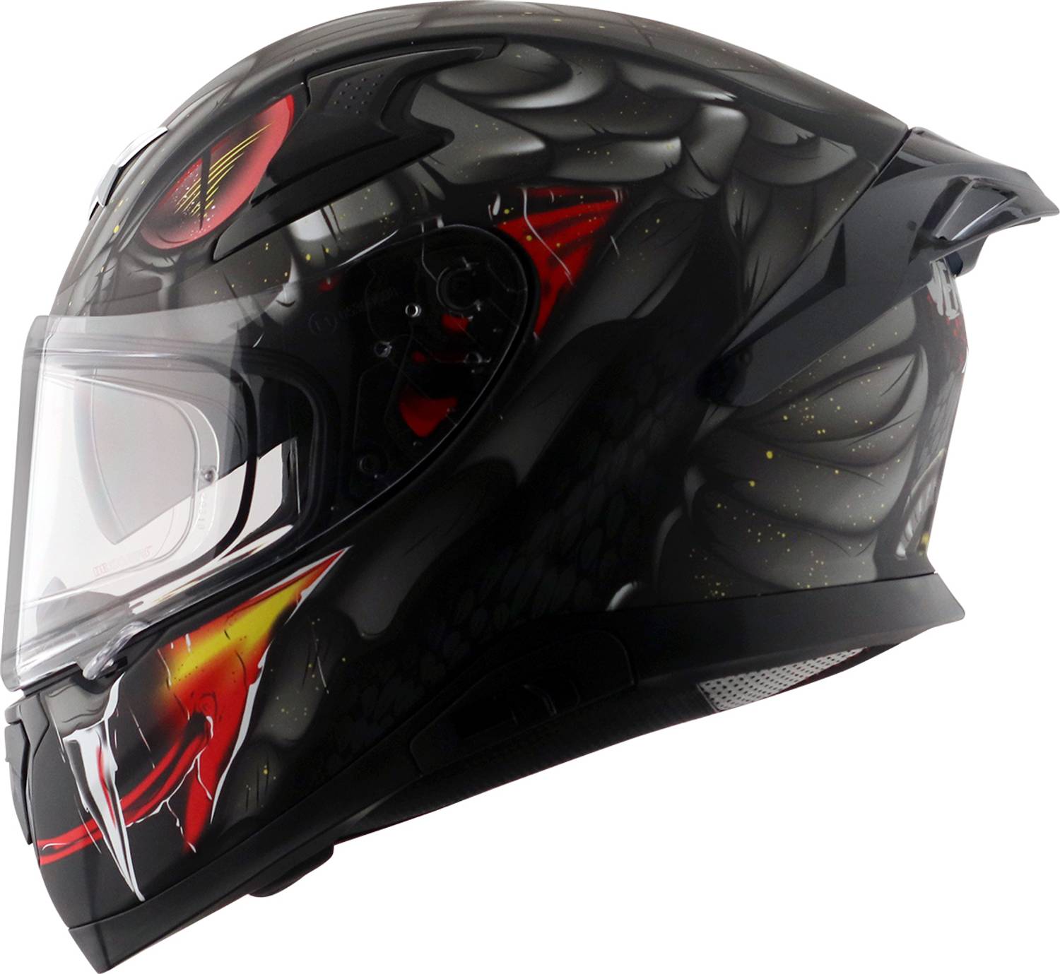 Axor Apex Venomous Motorbike Helmet Black - Image 1
