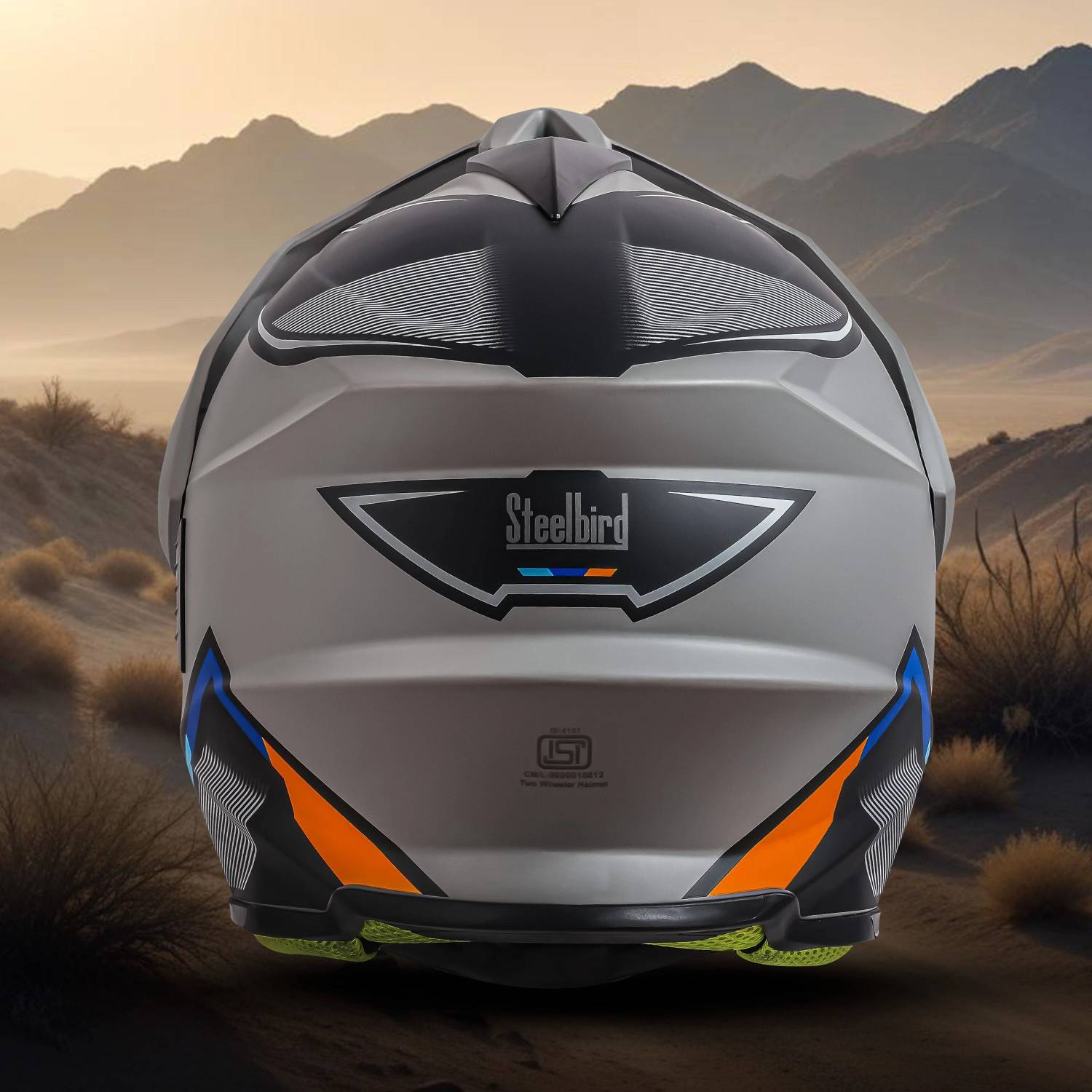 Steelbird Racer Off Road ISI Certified Motocross Double Visor Full - Image 5