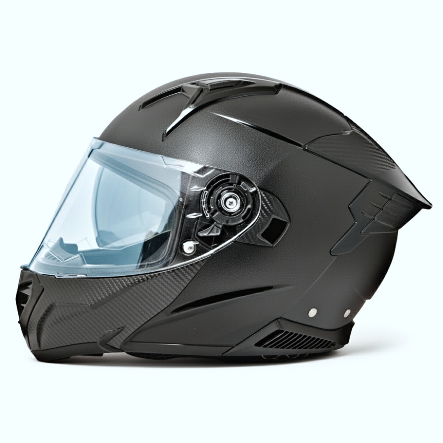 Image of 4U SUPREME SUPER B Full Face ISI Marked 100% ABS with Unbreakable Dual Visor Motorbike Helmet