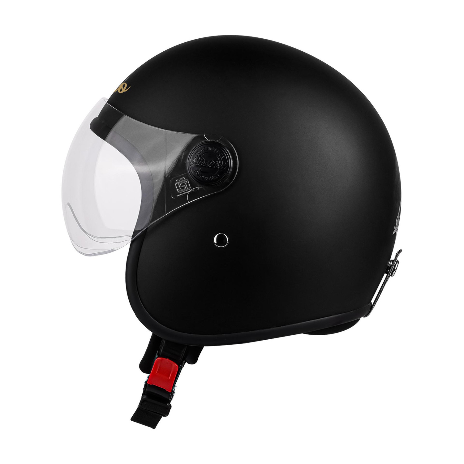 Image of Steelbird SBH-54 Retro ISI Certified Open Face Helmet for Men and Women Motorbike Helmet