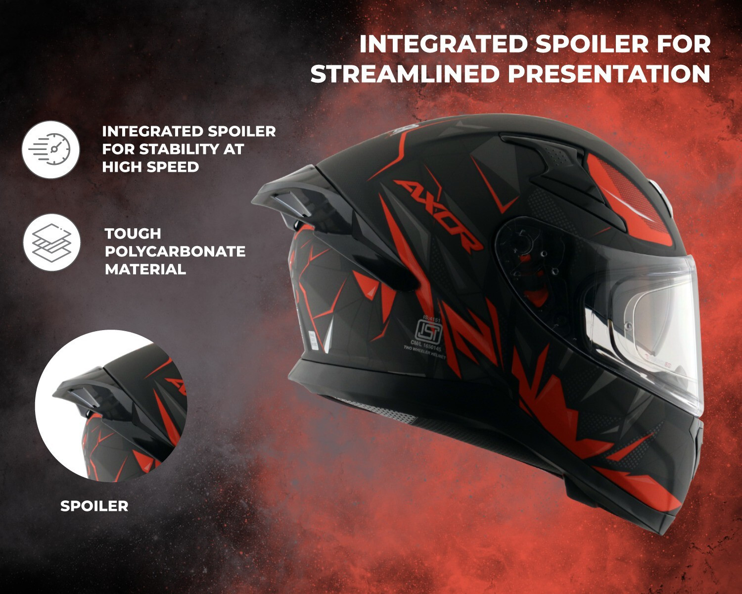 Image of Axor Apex Hunter Motorbike Helmet