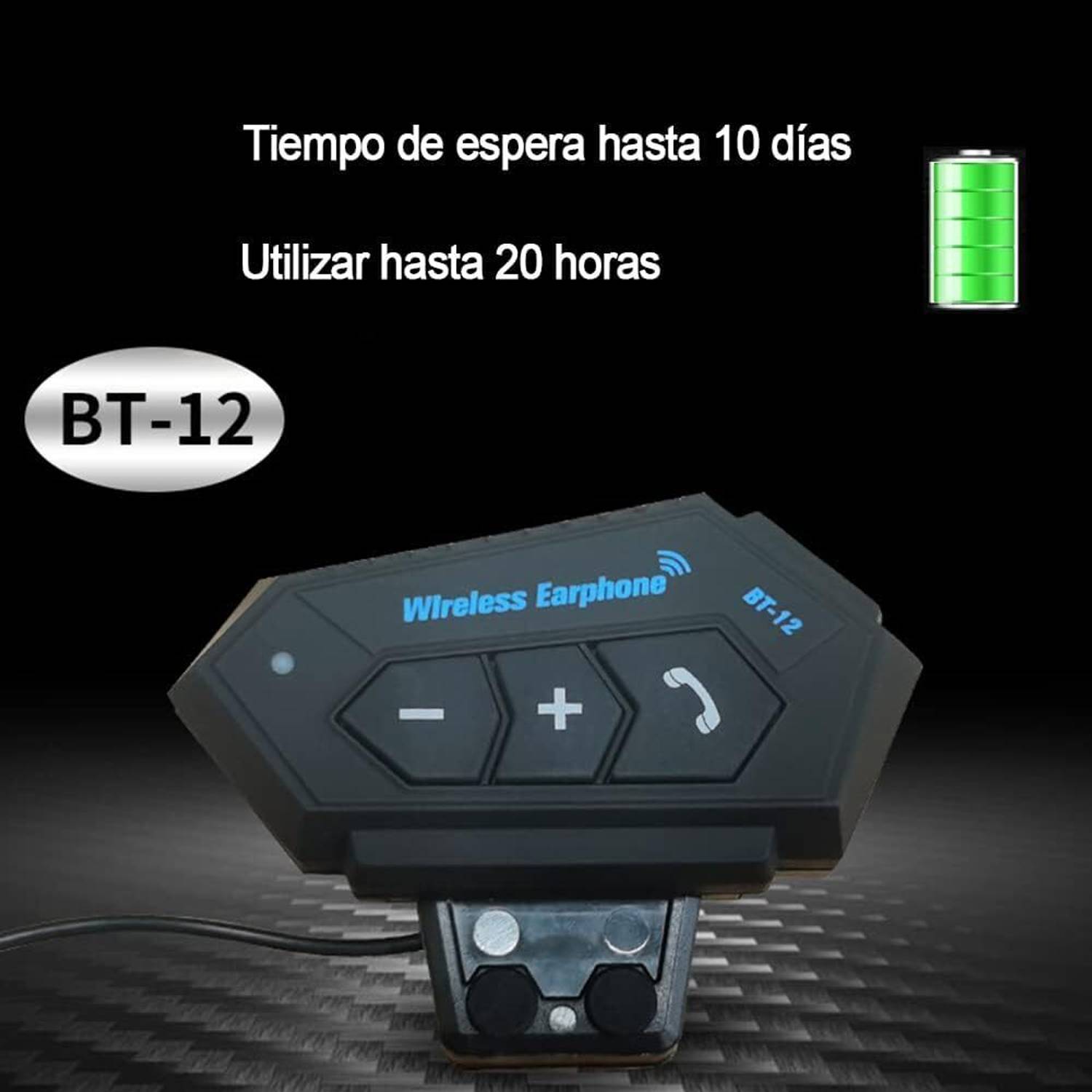 UPOZA BT12 Motorcycle Helmet Bluetooth Headset - Image 3