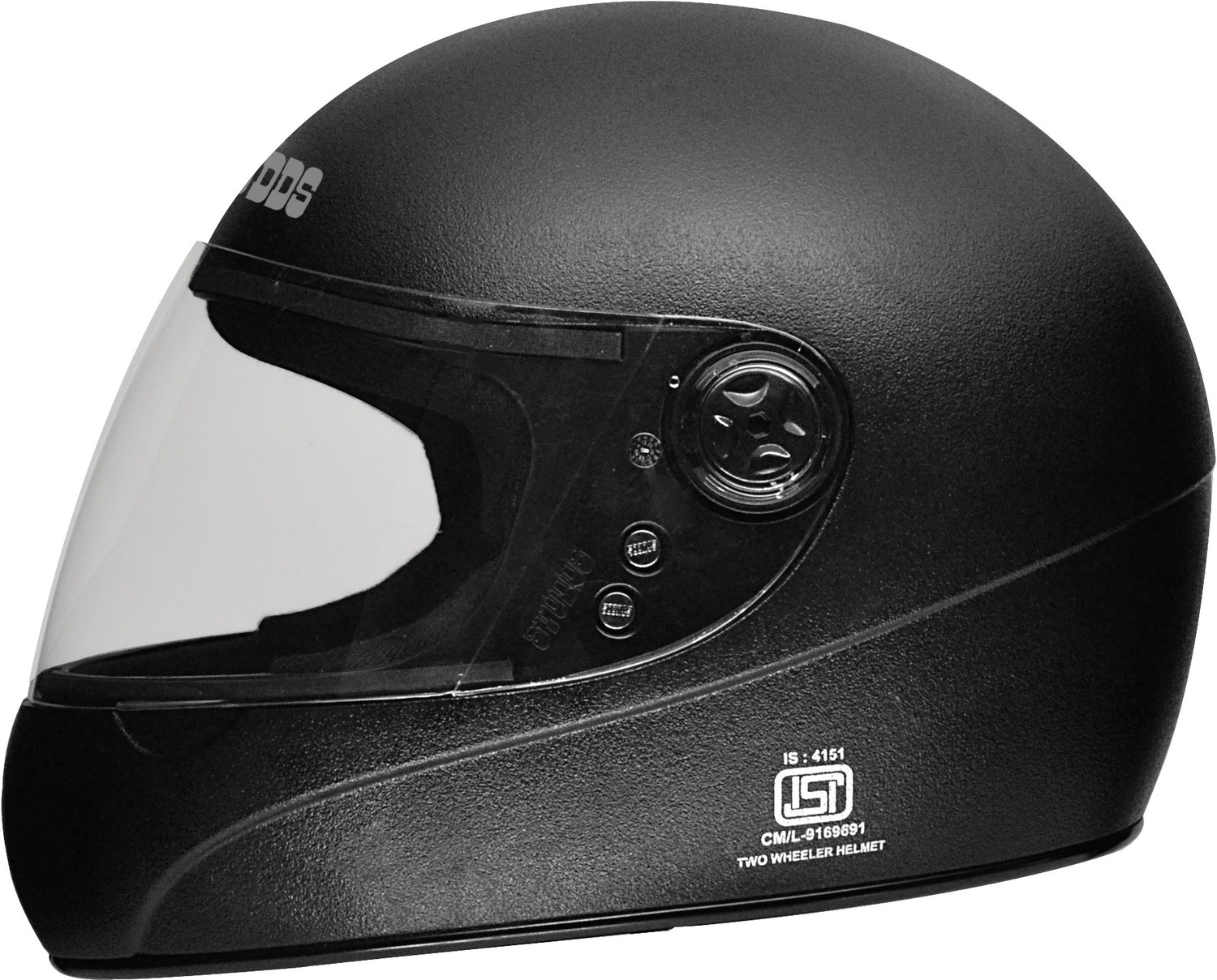 Image of STUDDS Chrome Deluxe Motorbike Helmet