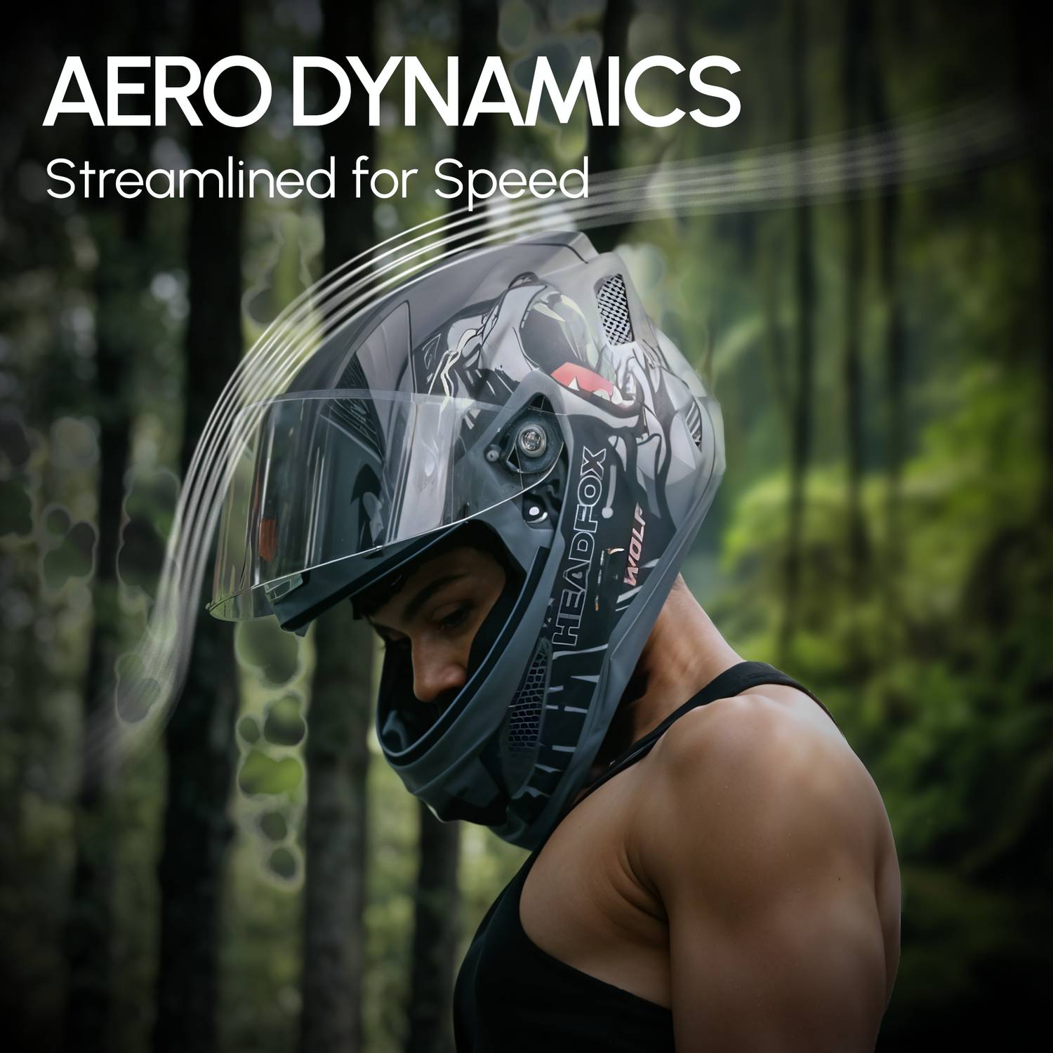 HEADFOX N2F Wolf AI Smart Bluetooth Helmet - Image 4
