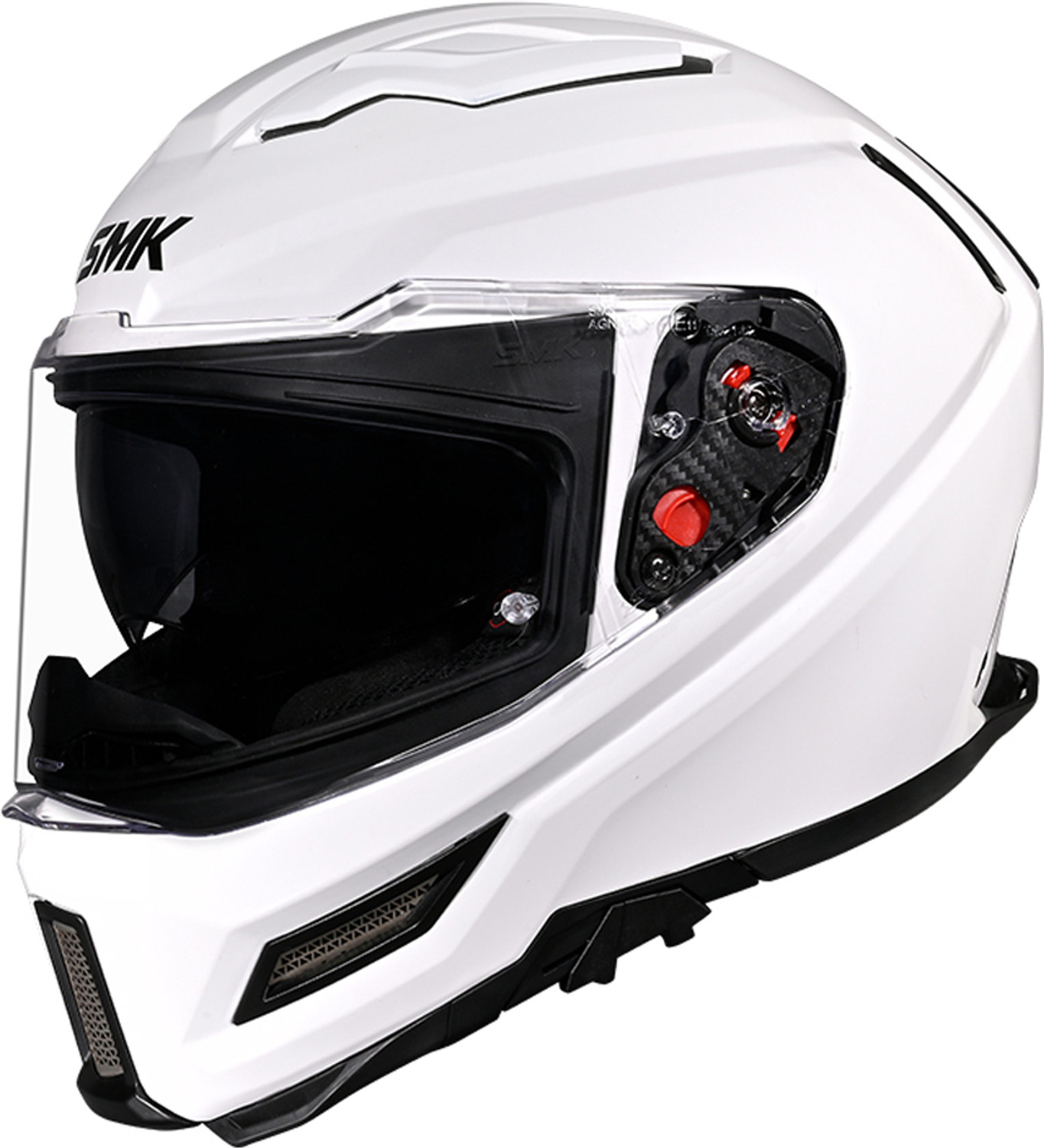 Image of SMK AGNAR SOLID ISI, DOT & ECE 06 Certified Helmet with Dual Visor Motorbike Helmet