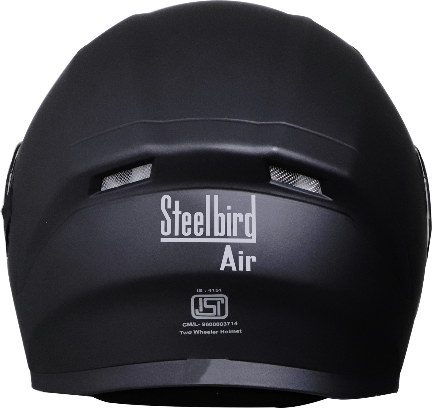Image of Steelbird Air SBA-21 ISS Hi-Quality Full Face With Smoke Inner Sun Shield Black 600mm Motorbike Helmet