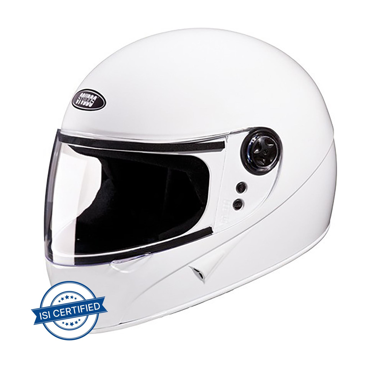 Image of STUDDS Chrome Super Motorbike Helmet