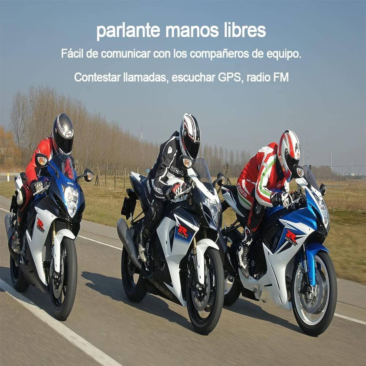 UPOZA BT12 Motorcycle Helmet Bluetooth Headset - Image 4