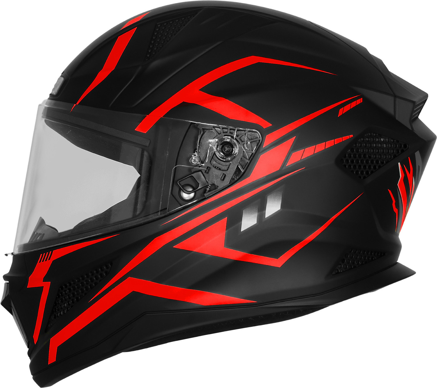 Image of Steelbird SBH-25 Rudra Vayu ISI Certified Full Face Graphic Helmet for Men Motorbike Helmet