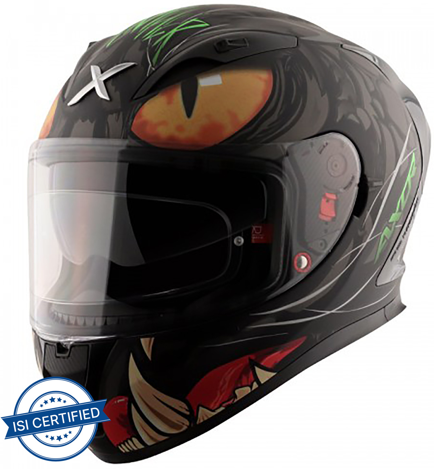 Image of Axor Street Panther Dual Visor Motorbike Helmet