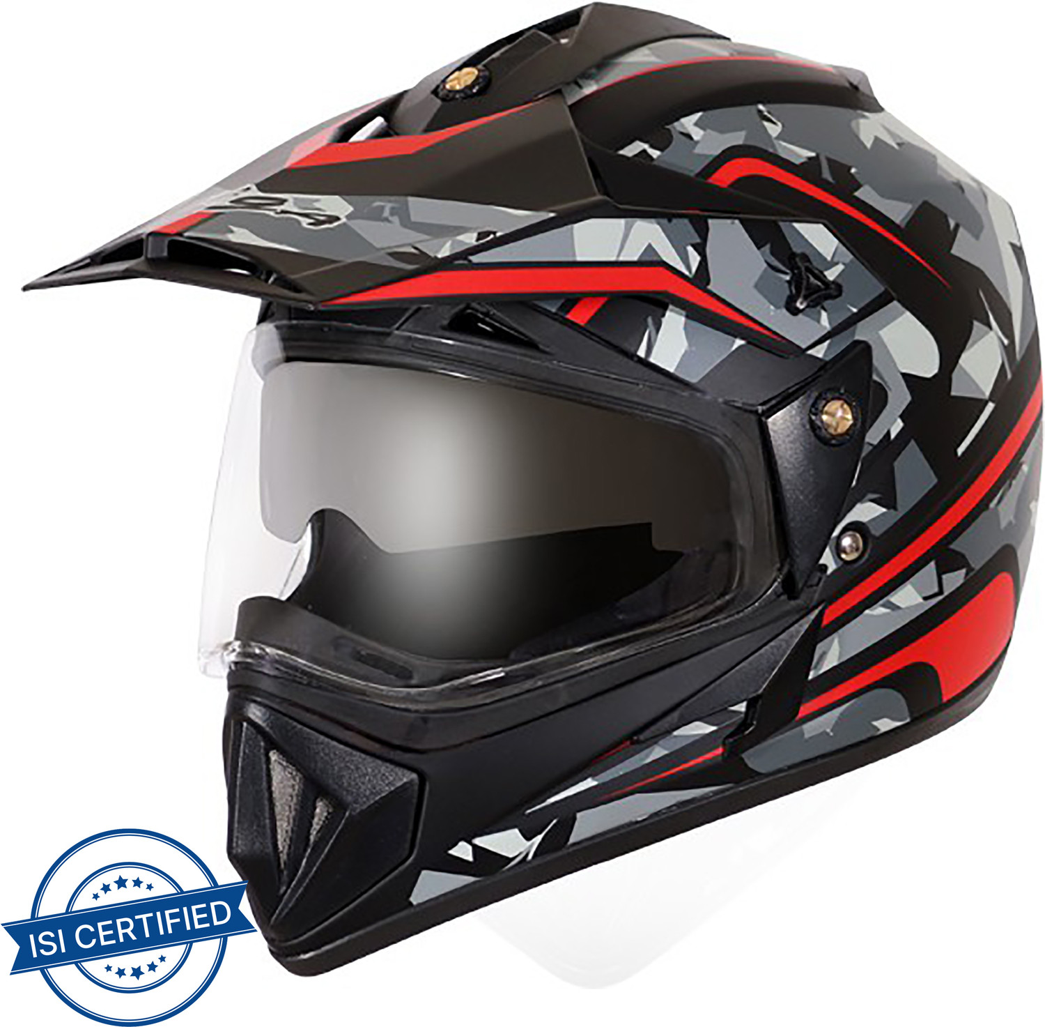 Image of VEGA Off Road D /V Camo Motorbike Helmet