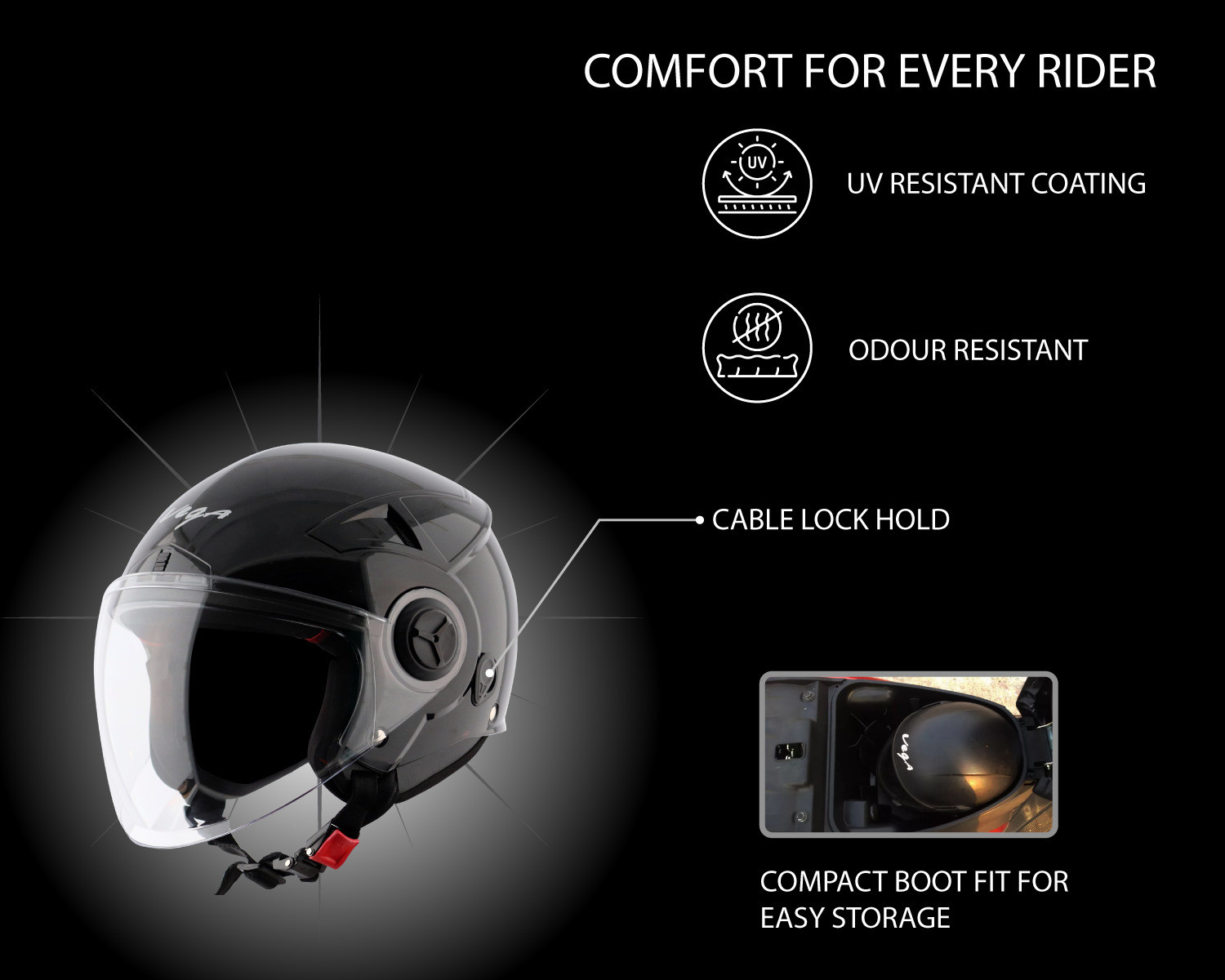 Image of VEGA Blaze Dx Motorbike Helmet