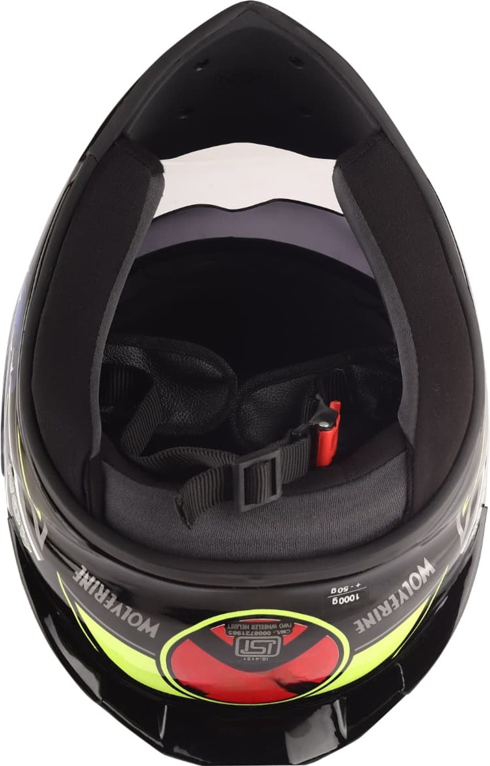 Image of IRONVAULT ISI Certified, ABS Material Unisex with Unbreakable Visor Motorbike Helmet