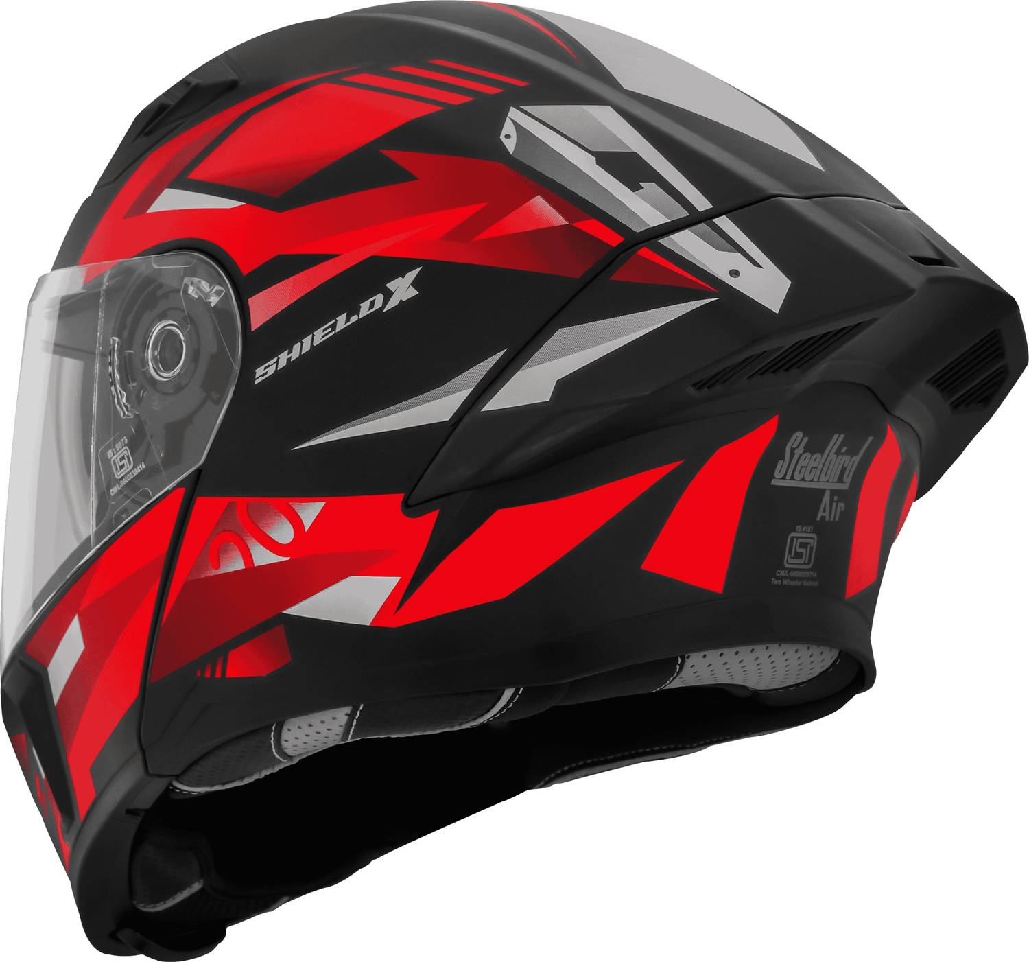 Steelbird Air SBA-20 ISS Shield X Flip Up 580MM Medium Helmet - Image 3