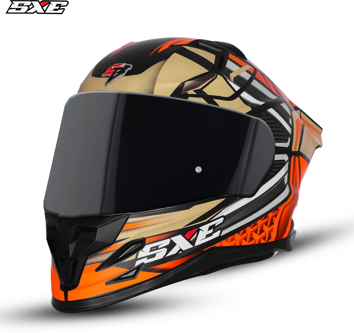 Steelbird SBH 61 SXE X4 Full Face Motorbike Helmet - Image 1