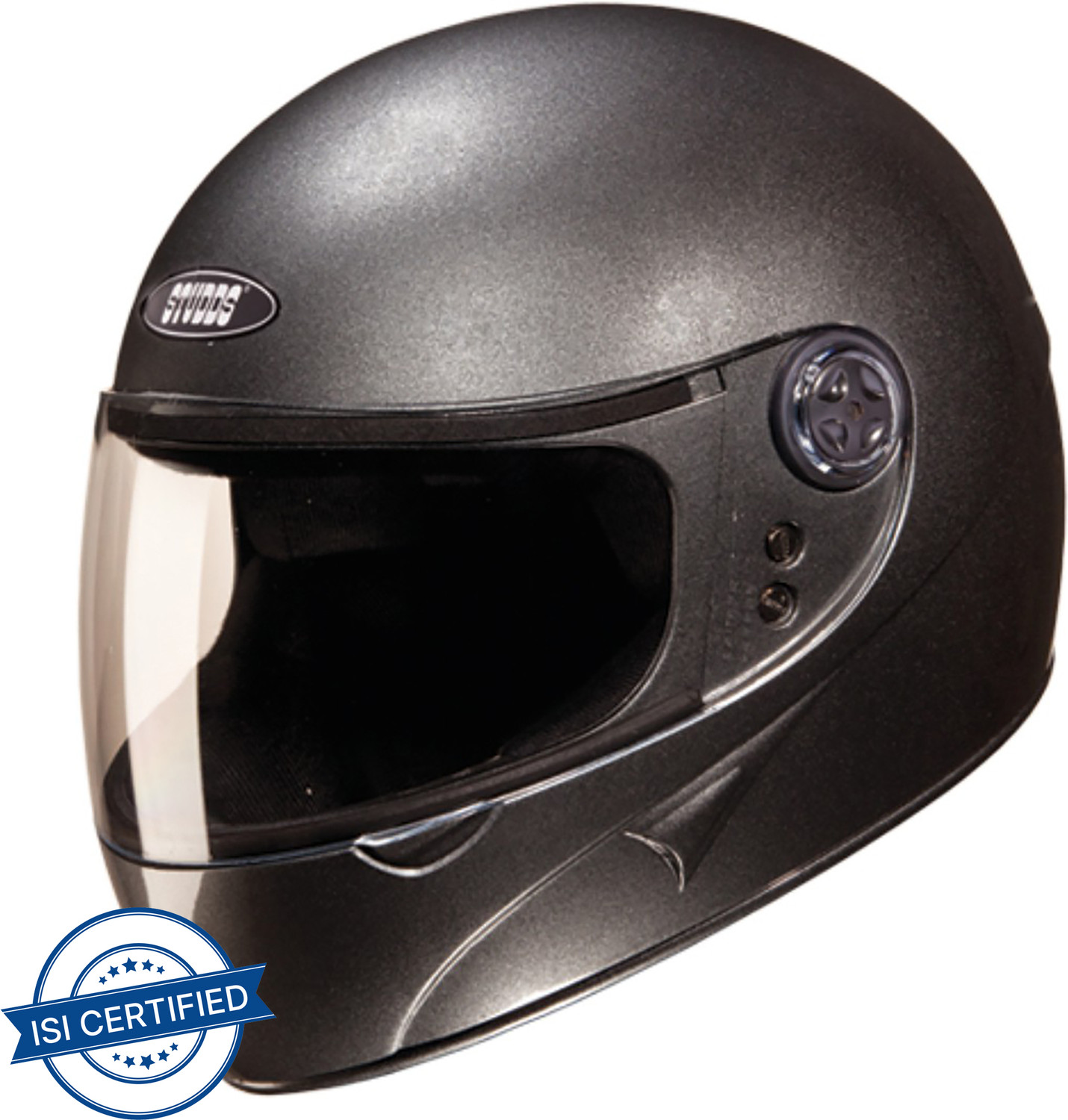 Image of STUDDS Chrome Super Motorbike Helmet