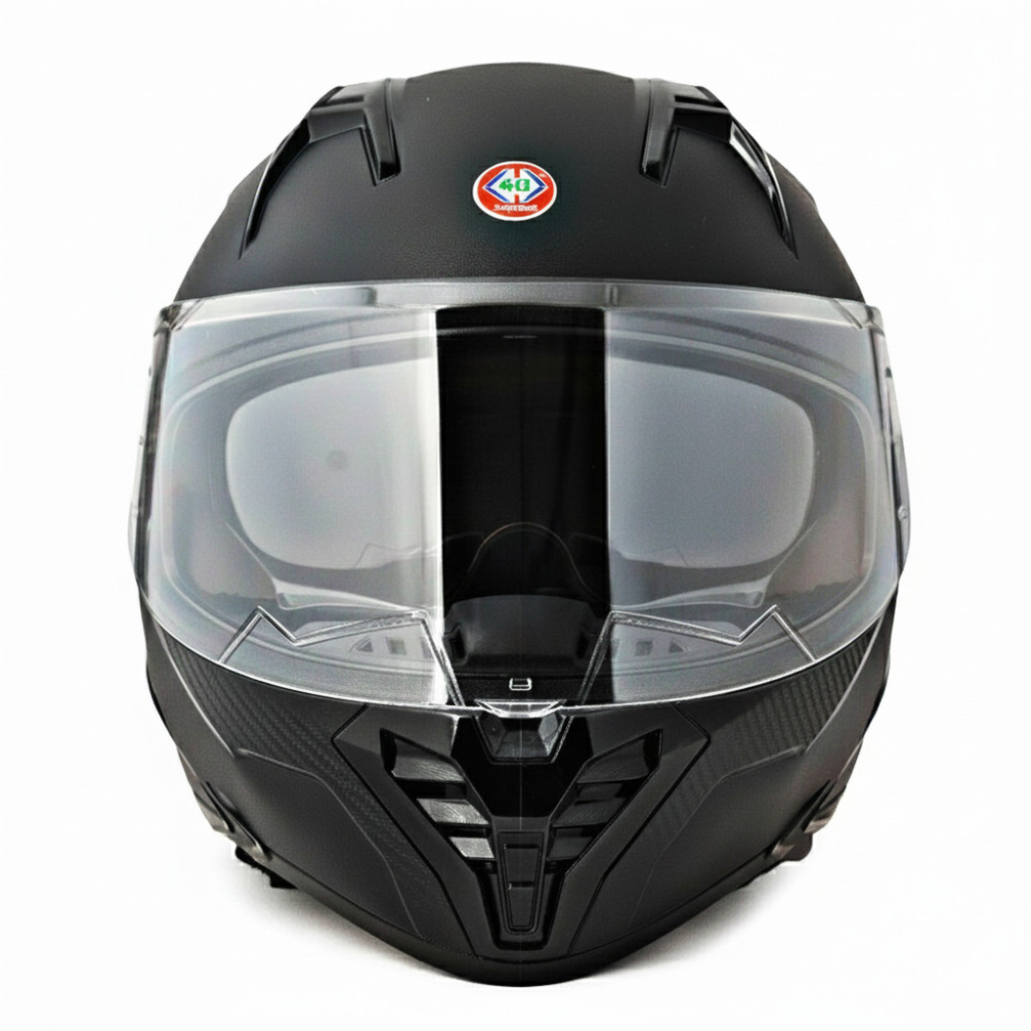 Image of 4U SUPREME SUPER B Full Face ISI Marked 100% ABS with Unbreakable Dual Visor Motorbike Helmet