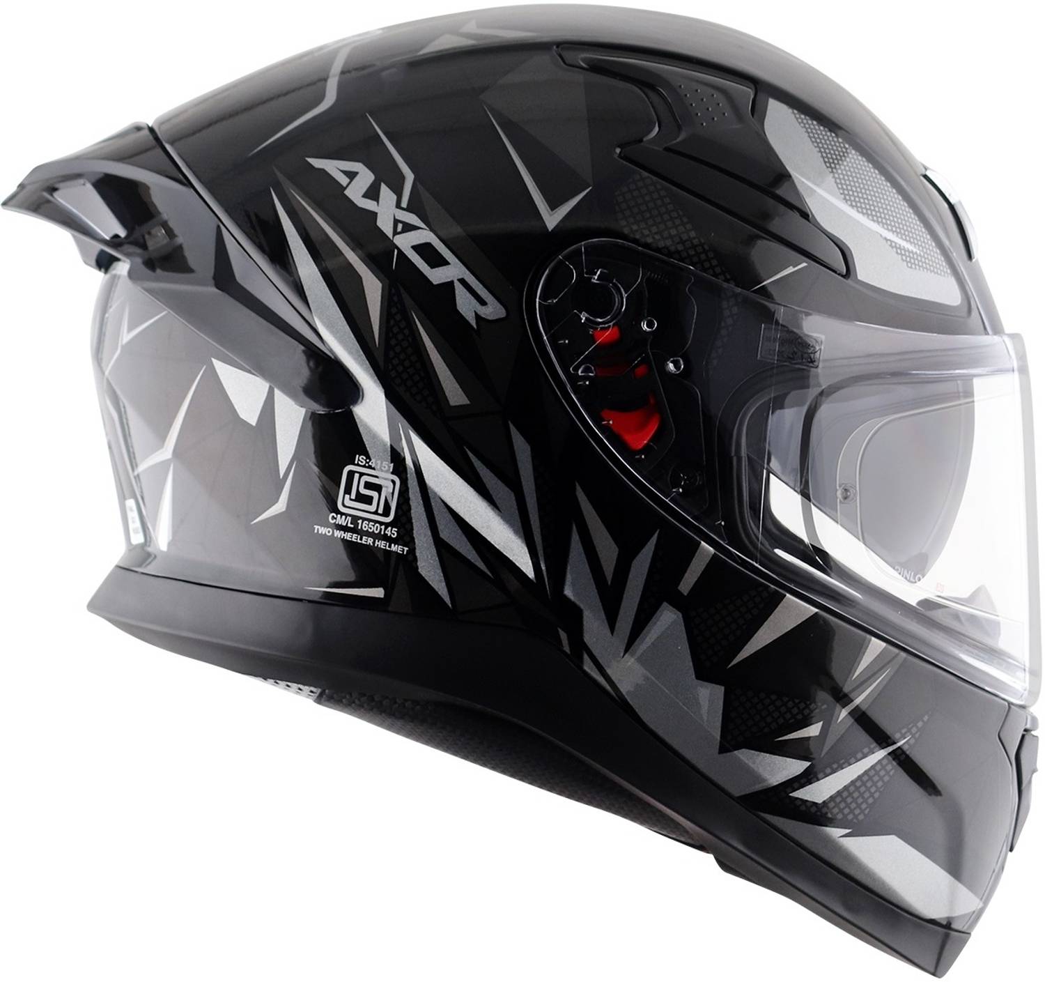 Axor Apex Hunter Motorbike Helmet Black - Image 4