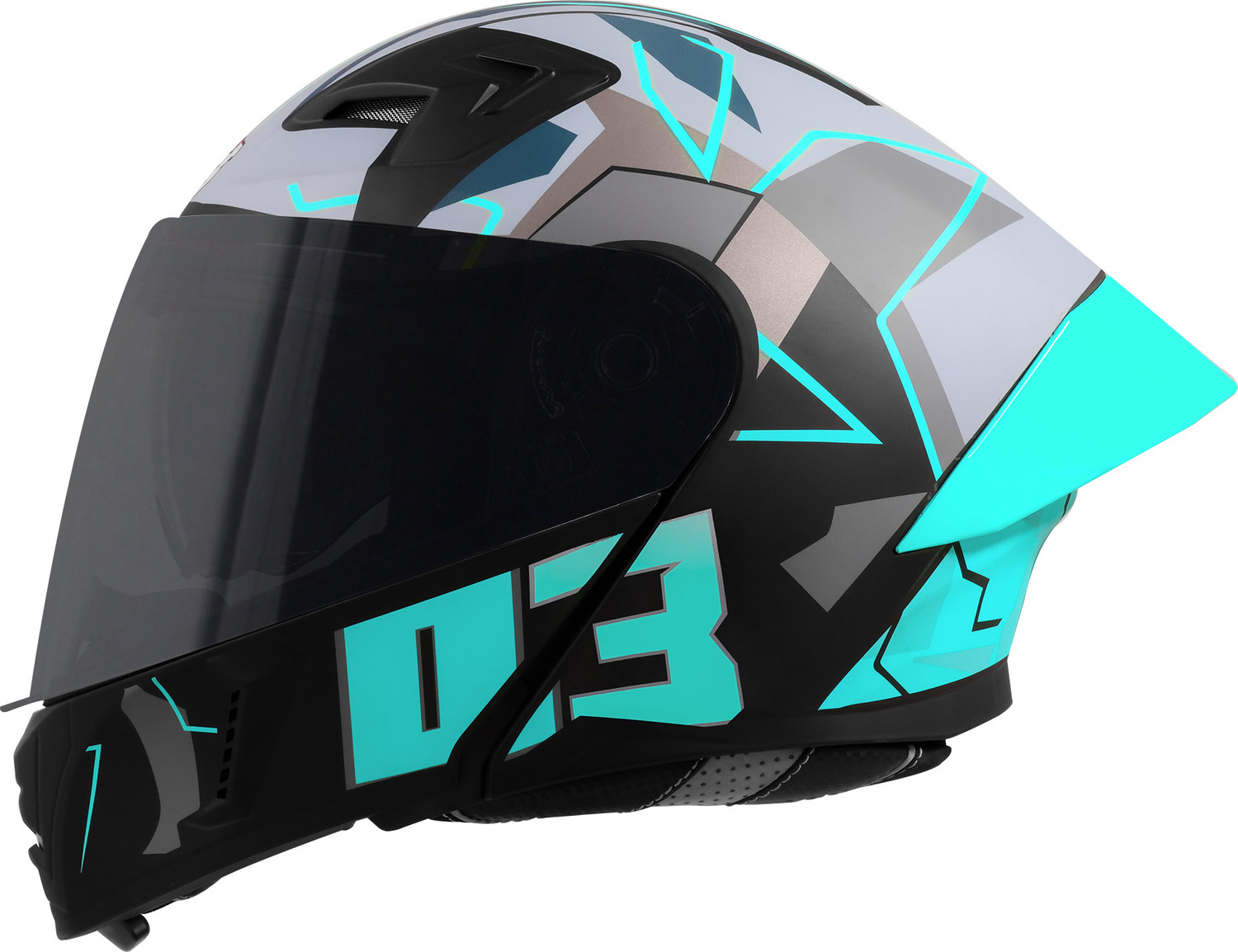 Image of Steelbird SBA-20 03 ISI Certified Flip-Up Helmet for Men Motorbike Helmet