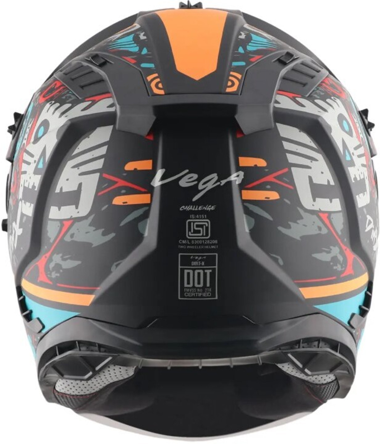 Image of VEGA VF-11 Dirt-X Challenge Motorbike Helmet