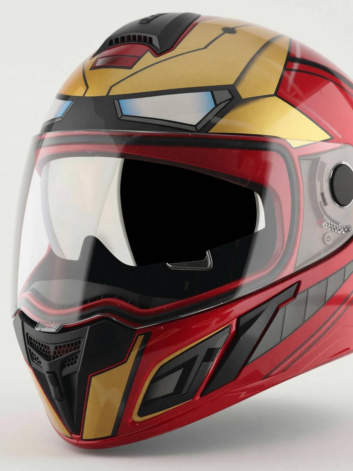 VEGA Ryker Marvel Iron Man Edition Motorbike Helmet - Image 4