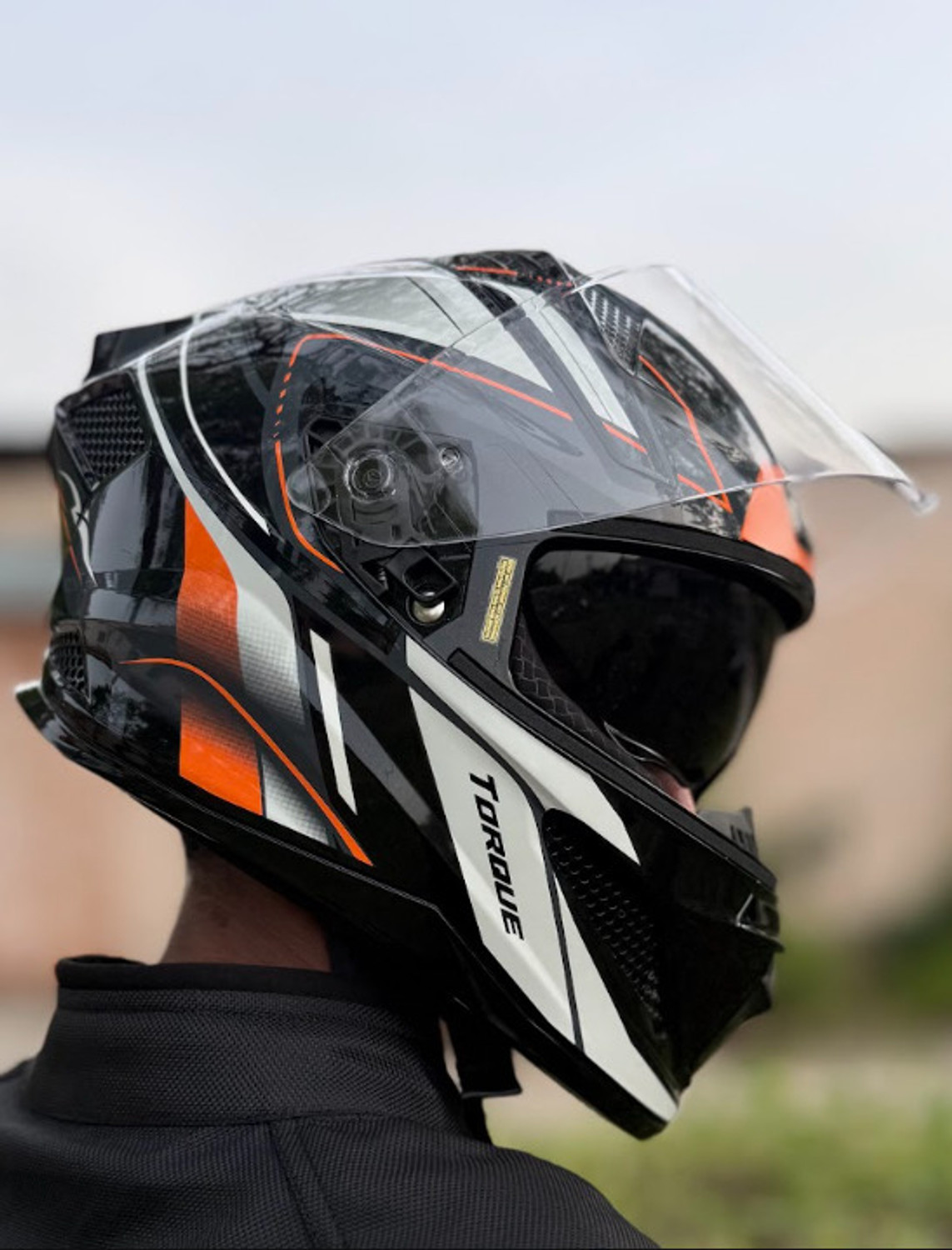 Image of Steelbird Air SBH-25 ISS Sharp Torque Glossy Full Face ISI Certified Men's Motorbike Helmet
