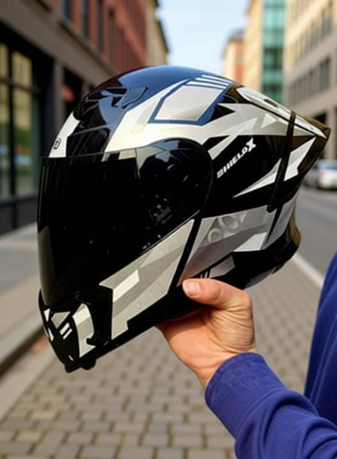 Steelbird Air SBA-20 Shield X Flip-Up Helmet - Image 2