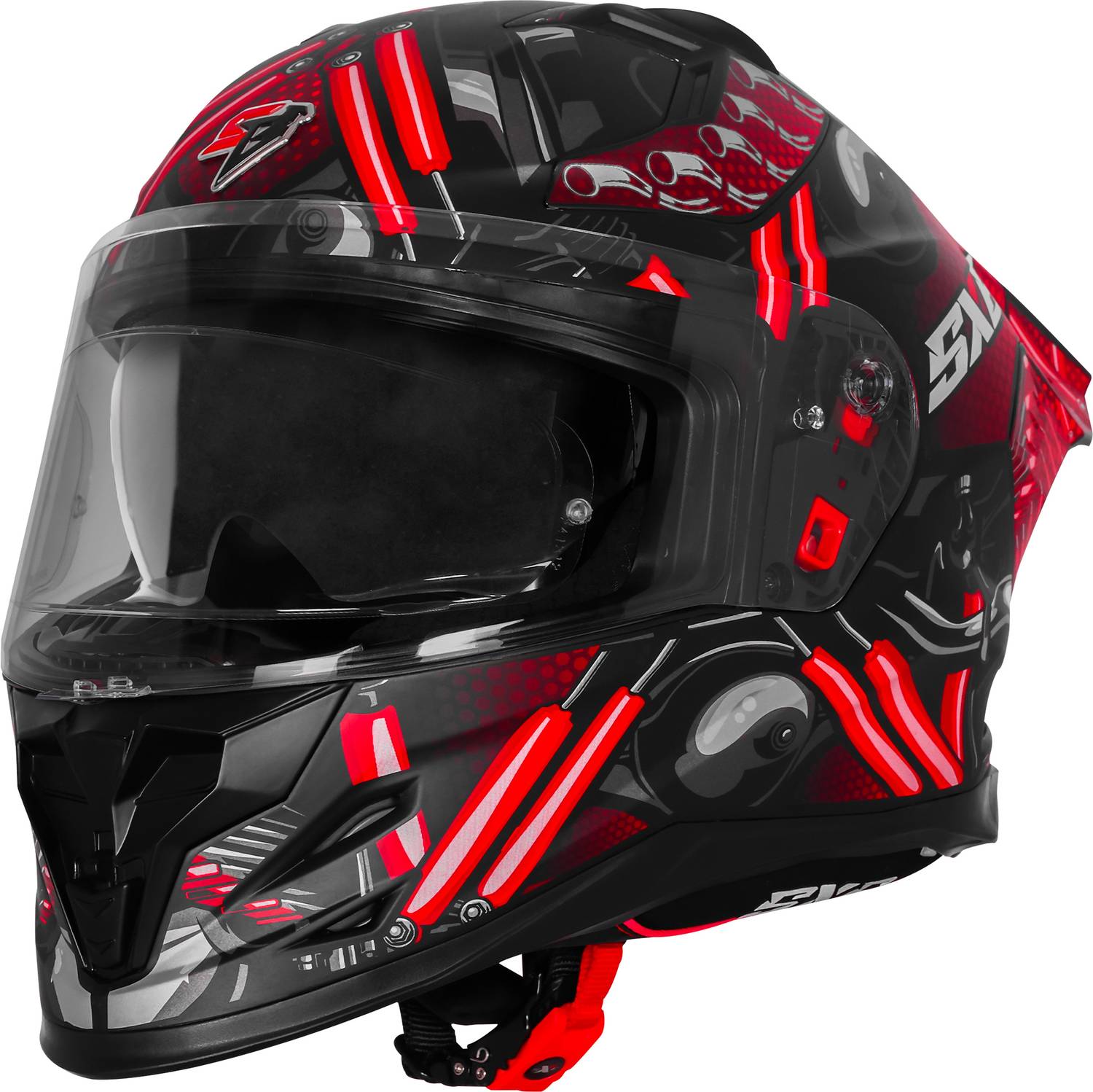 Steelbird SBH 61 SXE X2 ISI and Dot Certified Full Face Graphic