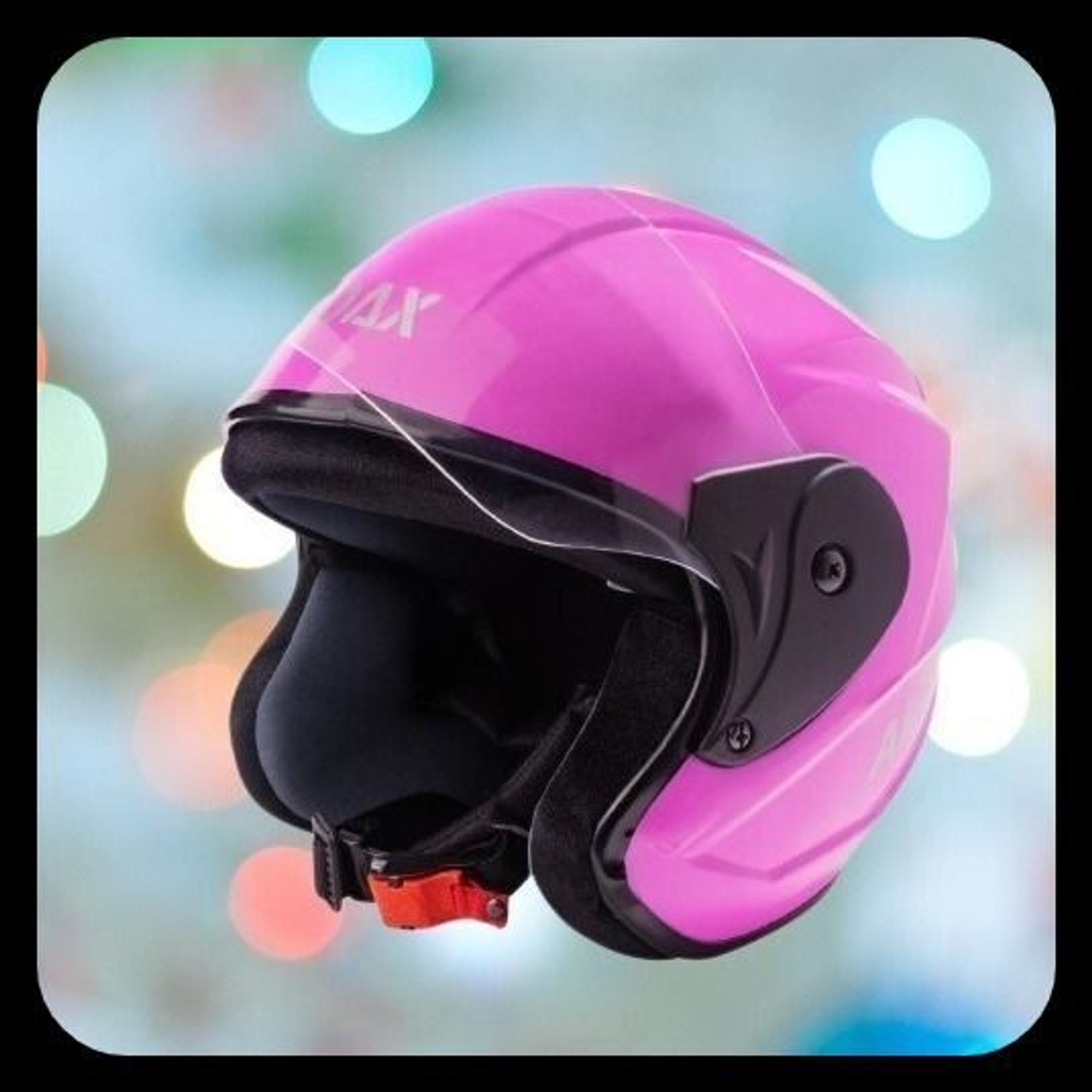 Image of NOAX ISI marked helmet solid unisex helmet (L-1056 Motorbike Helmet
