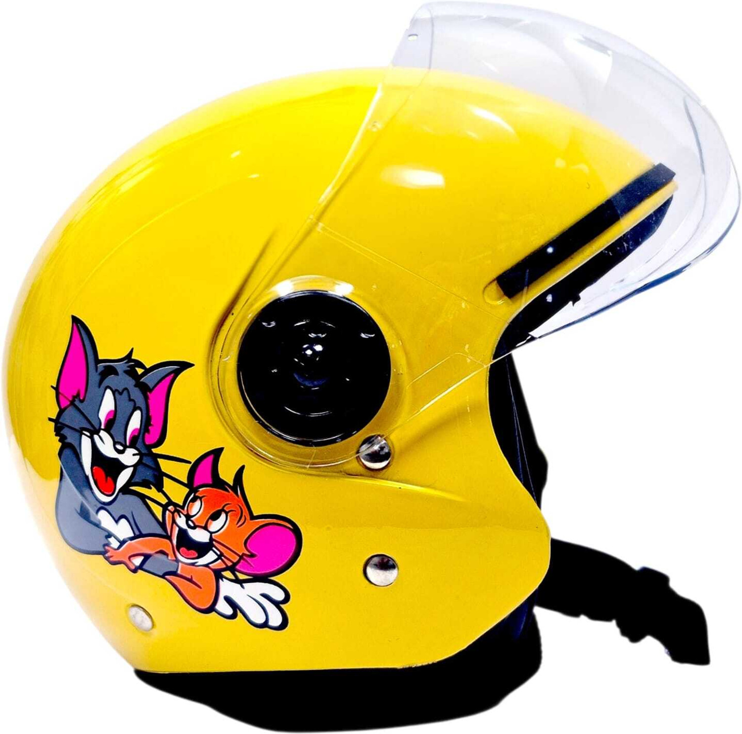 Image of 4U SUPREME DHOOM for Kids Boys & Girls ISI Certified ABS with Unbreakable Visor Motorbike Helmet