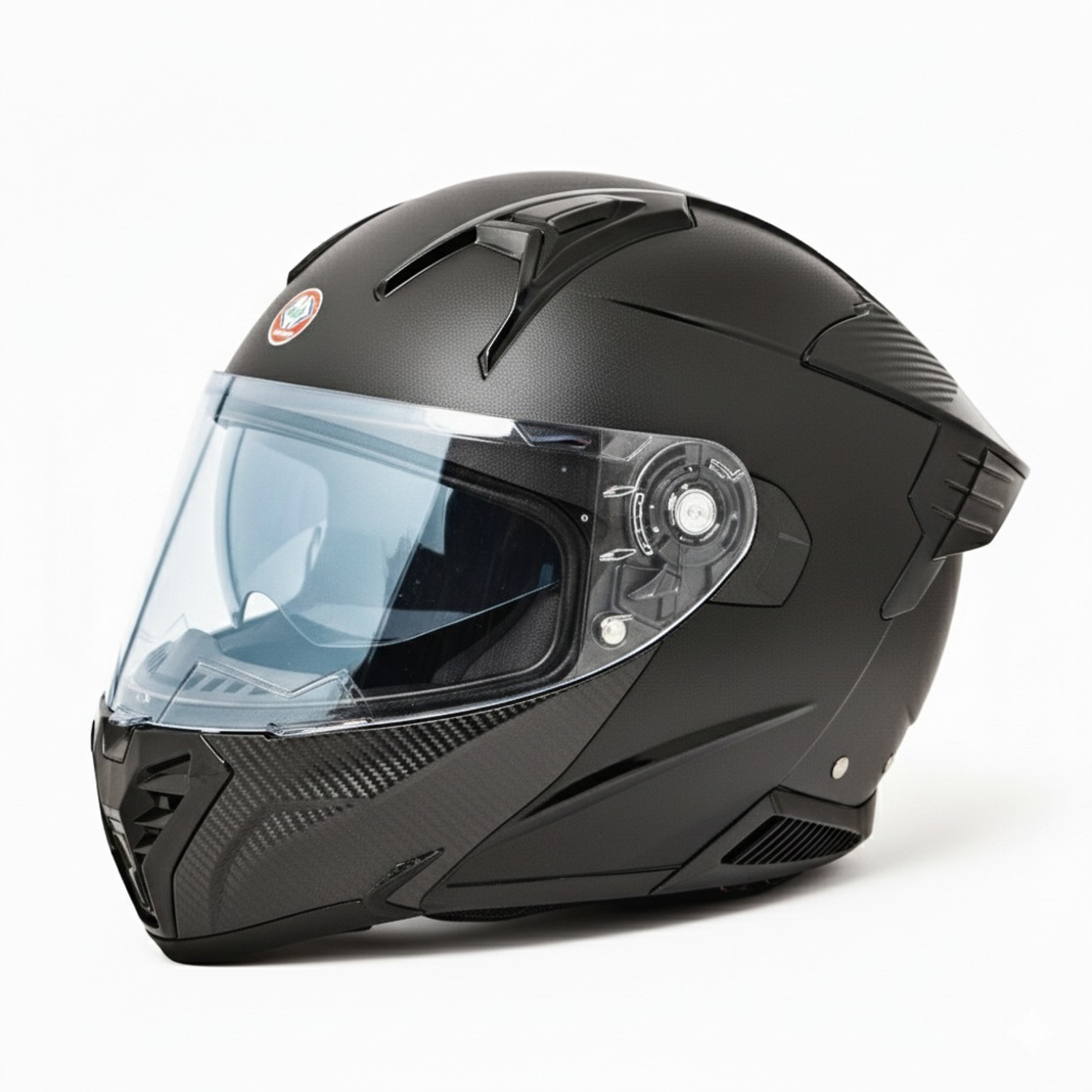 Image of 4U SUPREME SUPER B Full Face ISI Marked 100% ABS with Unbreakable Dual Visor Motorbike Helmet