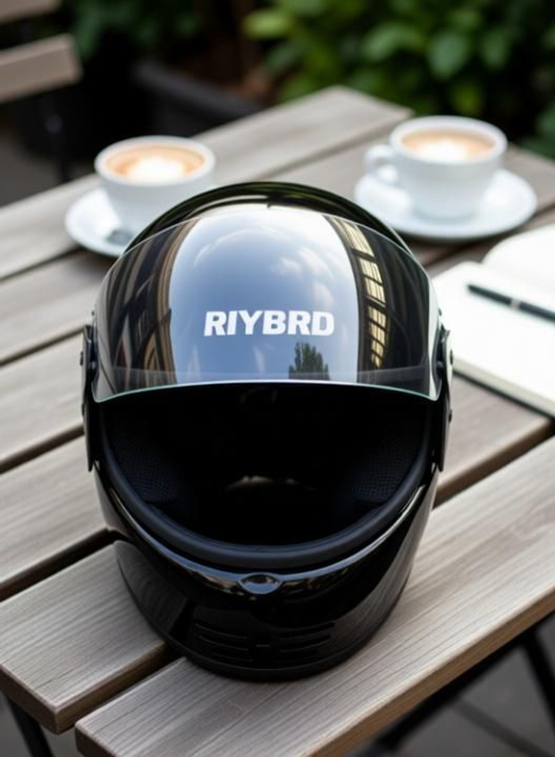 Image of Riybro Full Face ISI Marked with Adjustable strap fro Men & Women Bike & Scooty Riding Motorbike Helmet