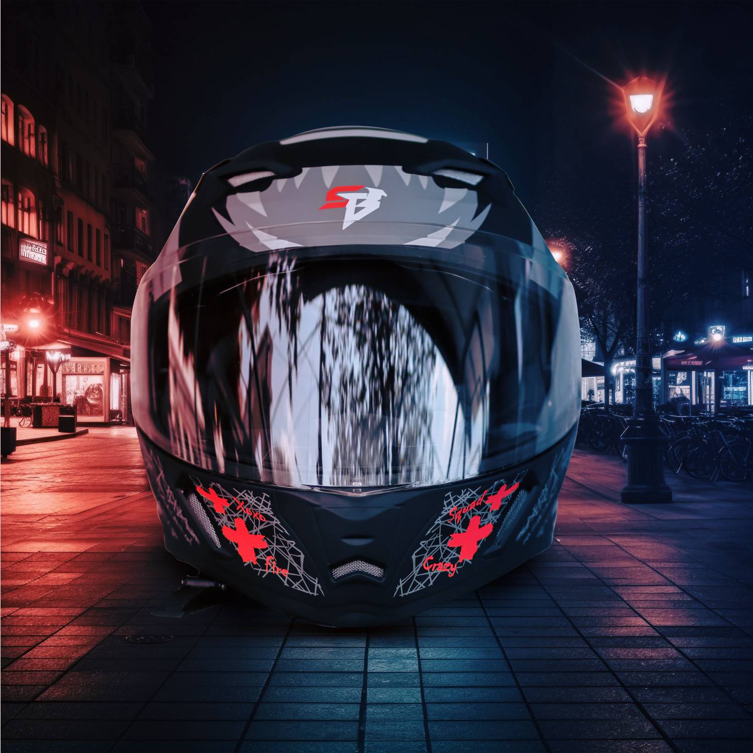 Steelbird SBA-21 Genie Full Face Helmet - Image 5