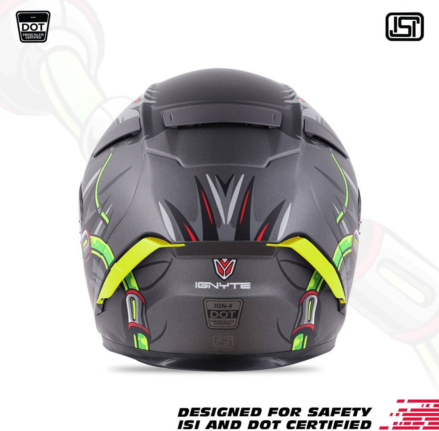 IGNYTE IGN-4 Trever Full Face Helmet - Image 5