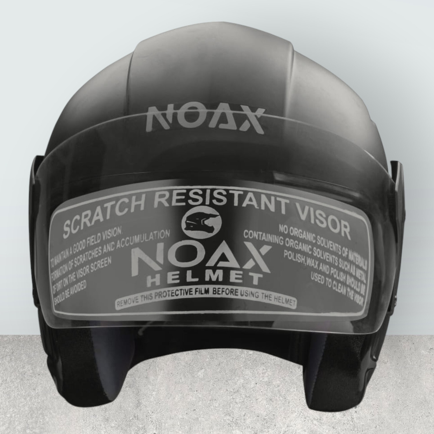 Image of NOAX UNISEX SAFETY HELMET ONROAD HELMET- TWO WHEELER,BIKE & SCOOTER (SL-2459 Motorbike Helmet