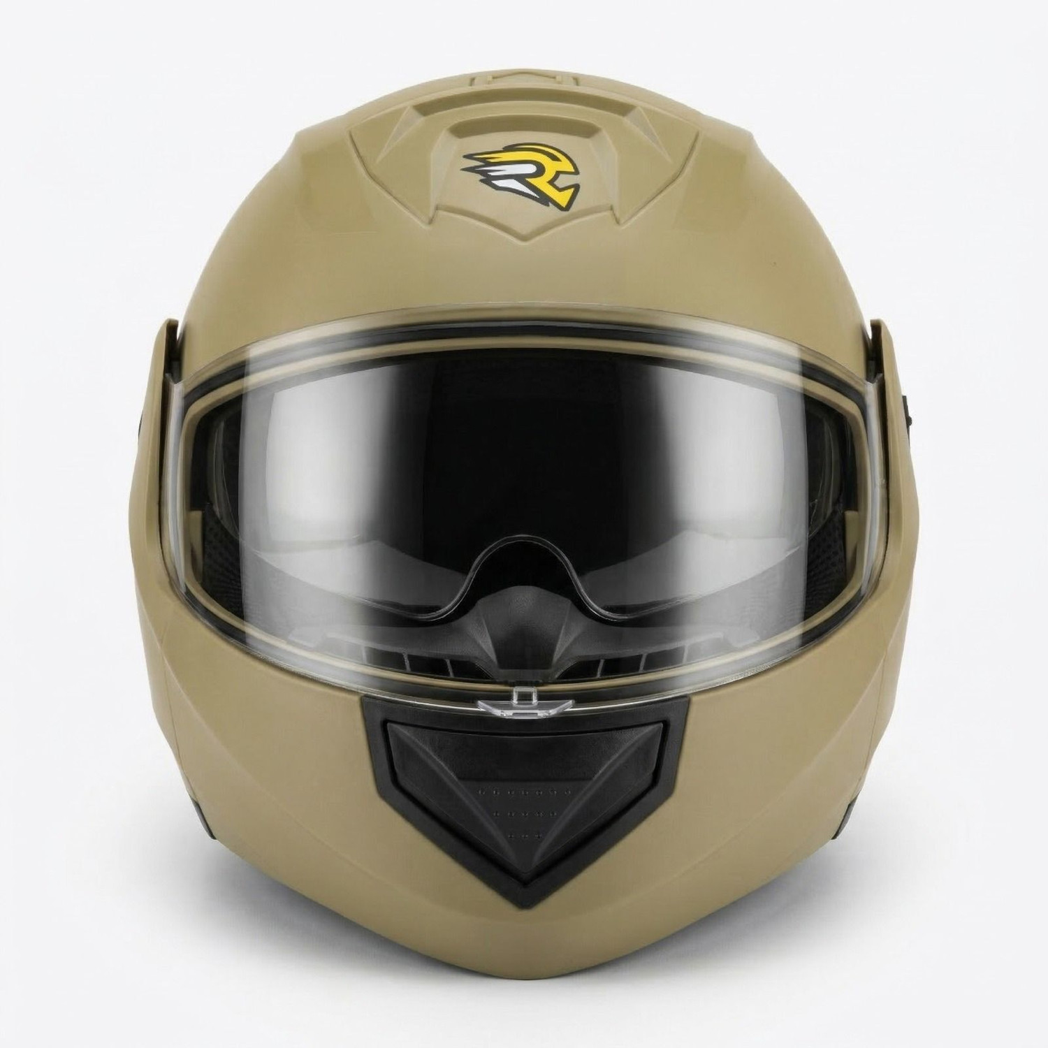 Image of RYDR AC Dx - Desert Storm, Full Face, Lightweight, Strong Shell, Comfortable Padding Motorbike Helmet (Beige)