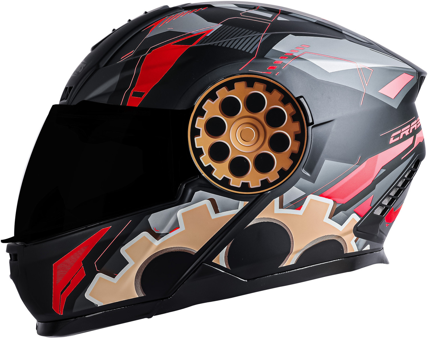 Image of Steelbird SBH-40 Crash ISI Certified Full Face Graphic Helmet for Men and Women Motorbike Helmet