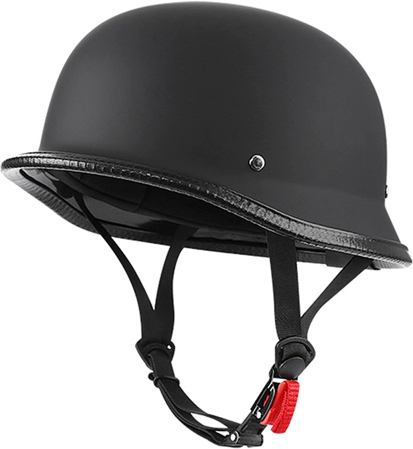 Image of Nutech Motorcycle Helmet German Style Half Helmet Skull Cap Adult Men Women Half Motorbike Helmet