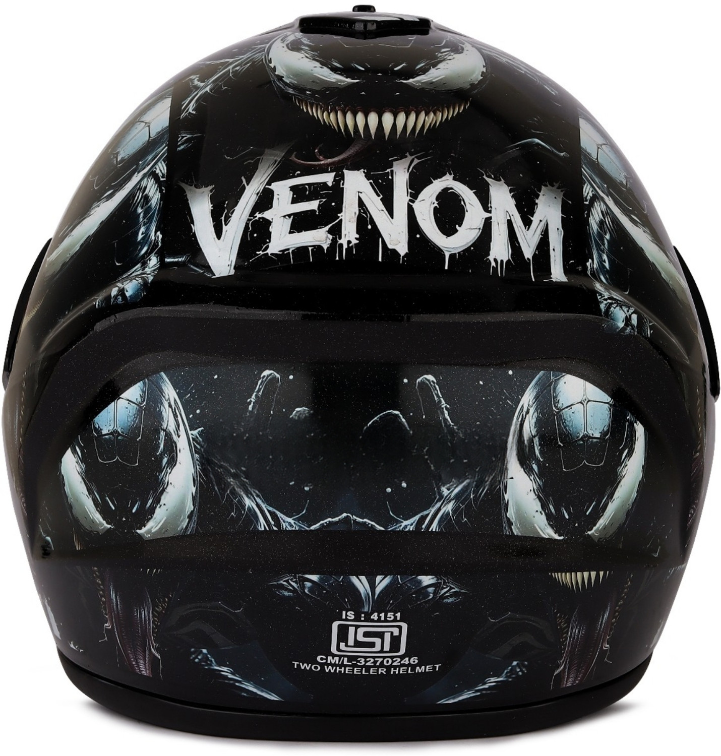 Image of IRONVAULT Fighter ABS Material with and Unbreakable PC Visor Motorbike Helmet