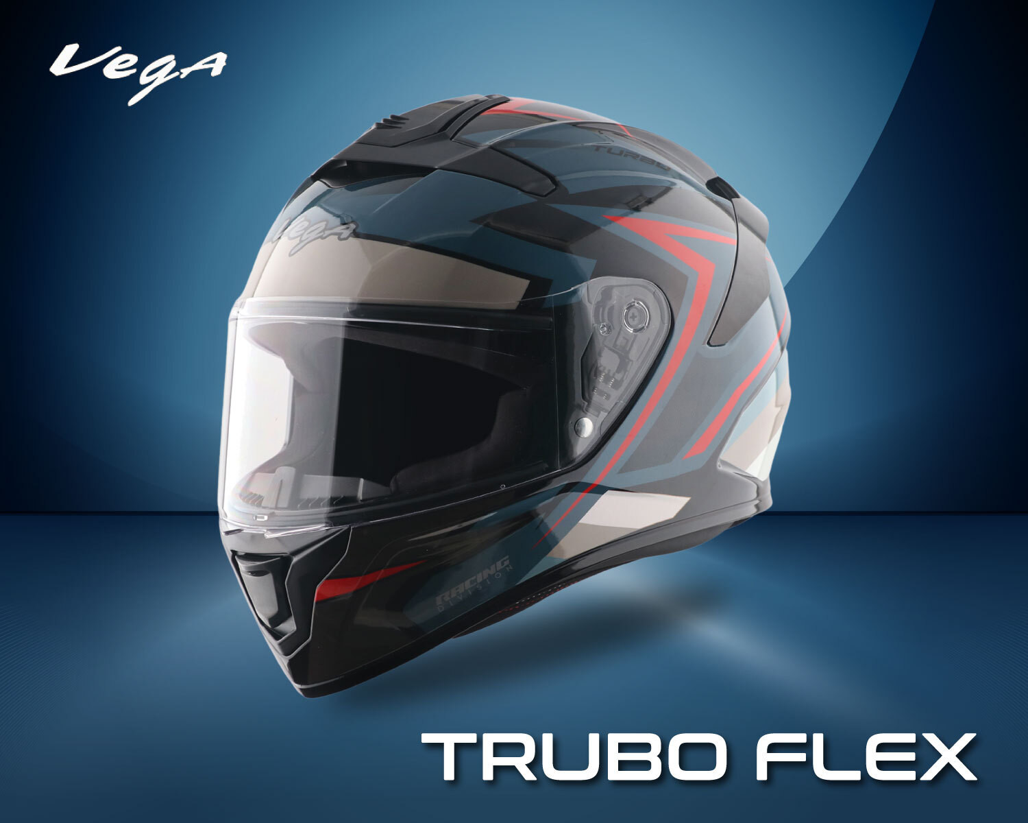 Image of VEGA VF-10 Turbo Flex Motorbike Helmet