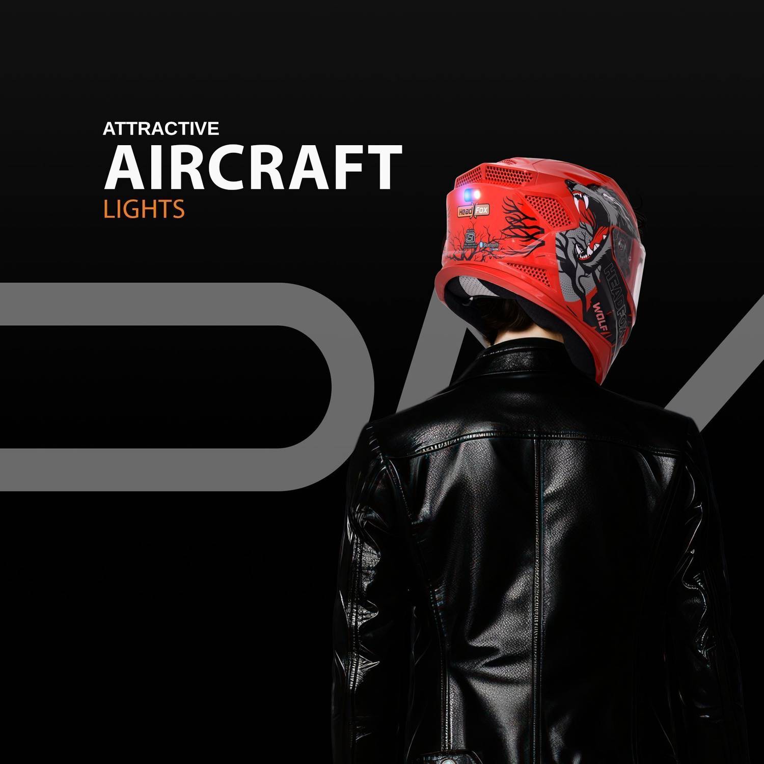 HEADFOX N2F Wolf AI Smart Bluetooth Helmet - Image 3
