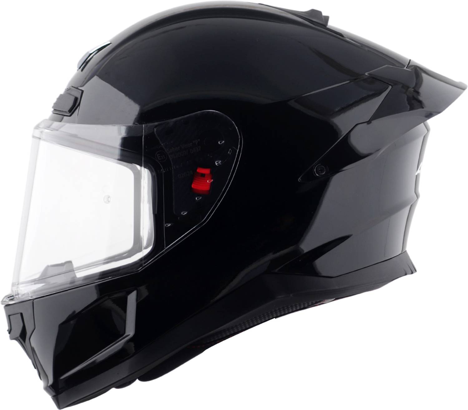 Axor Saber Motorbike Helmet Black - Image 1