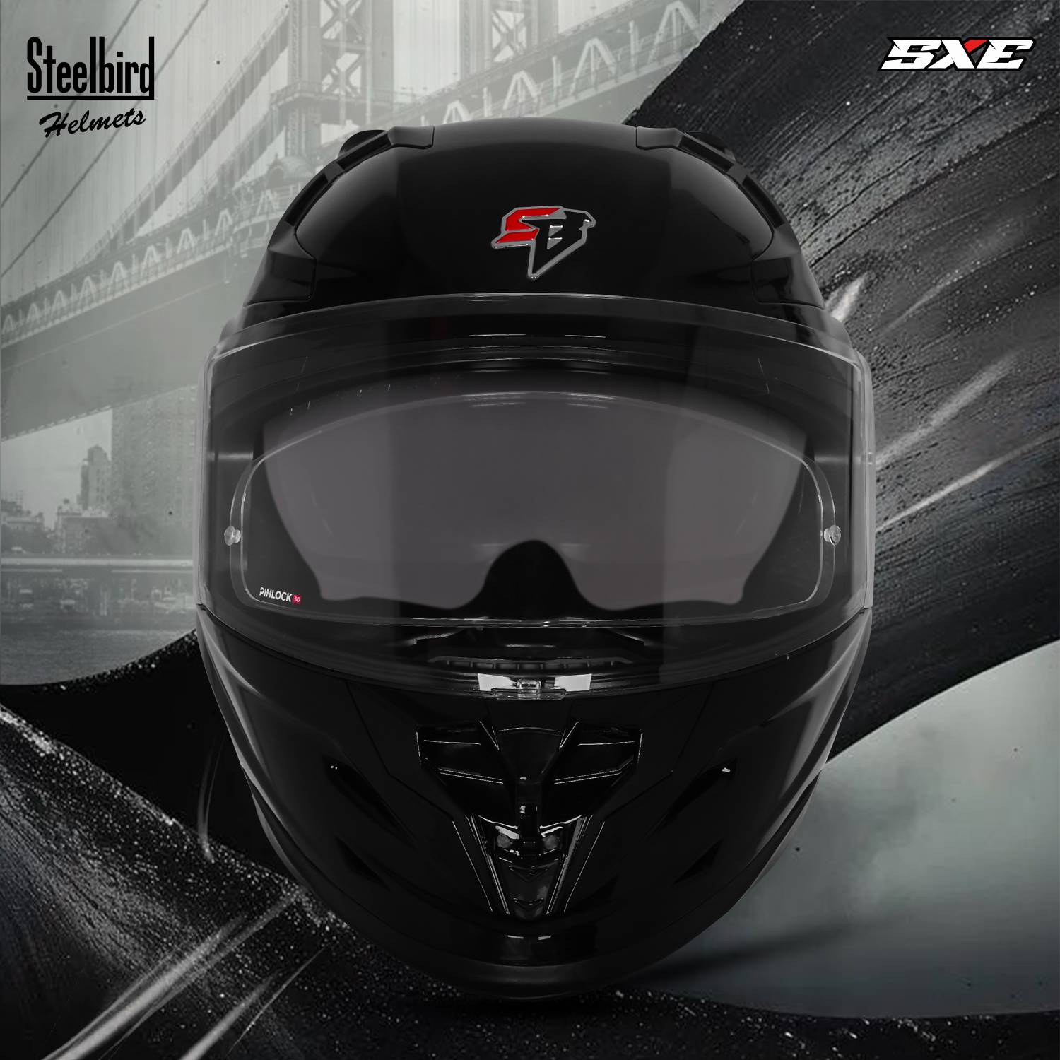 Steelbird SBH 61 SXE Full Face Helmet - Image 2