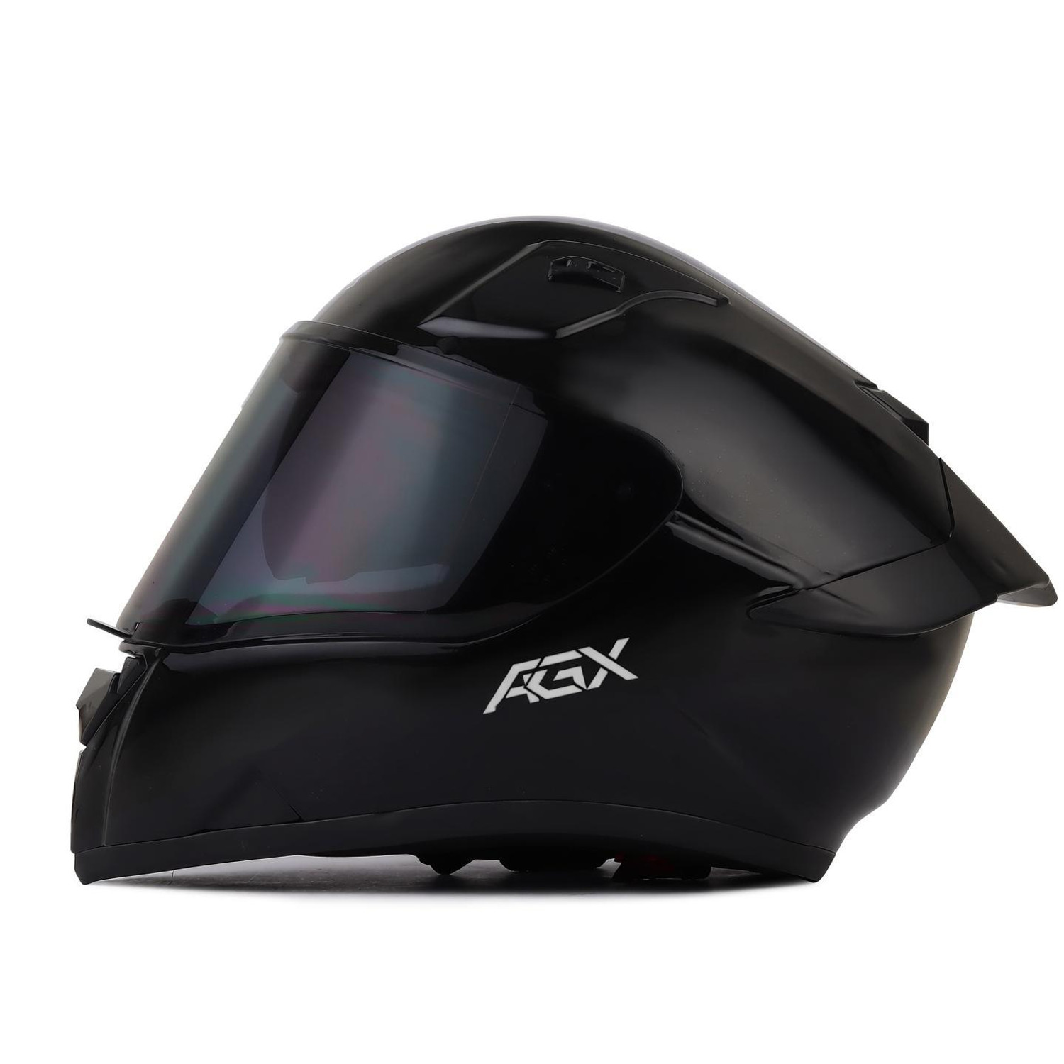 Image of Agx Bolt ABS Material, with Sunvisor, Unbreakable PC Visor Motorbike Helmet