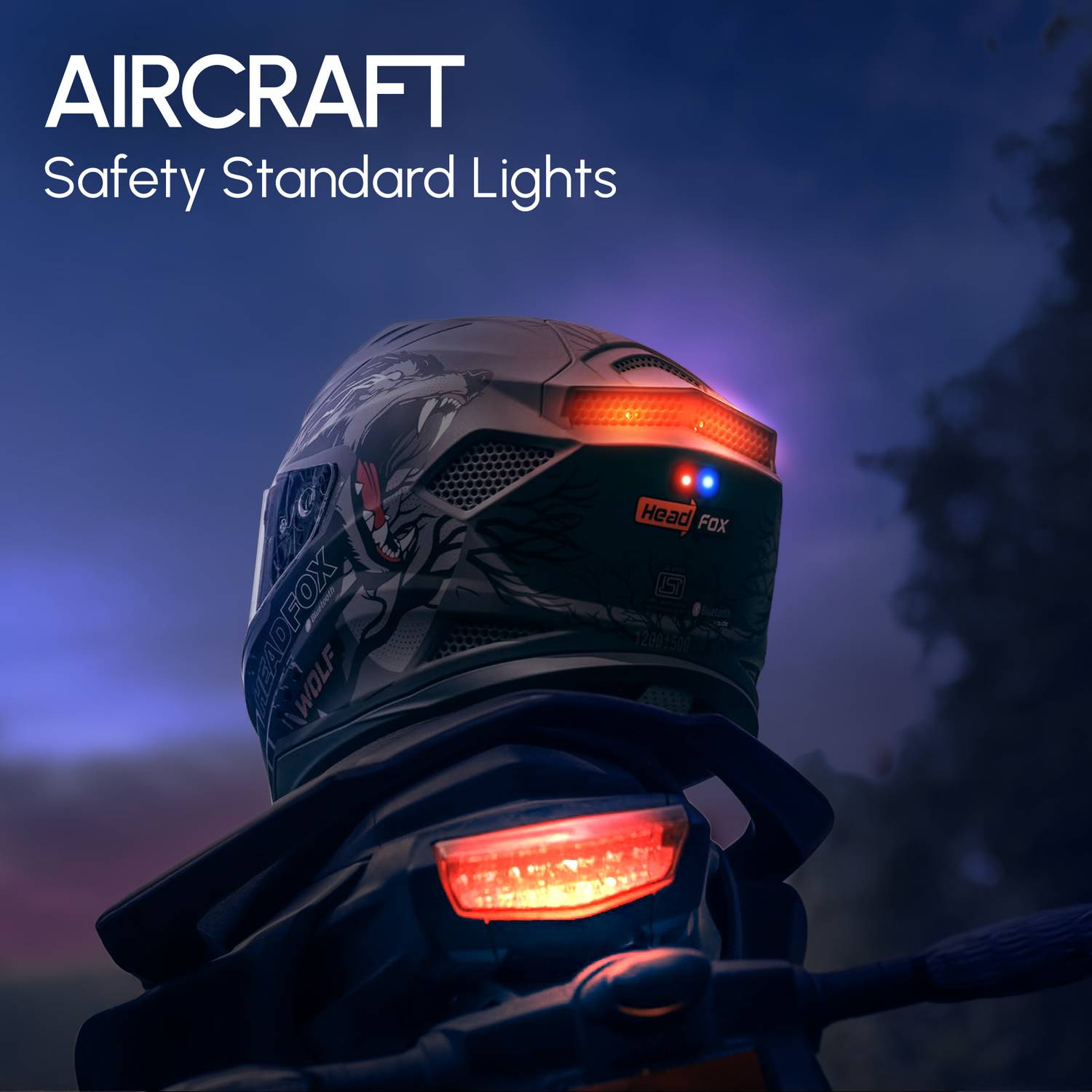 HEADFOX N2F Wolf AI Smart Bluetooth Helmet - Image 3