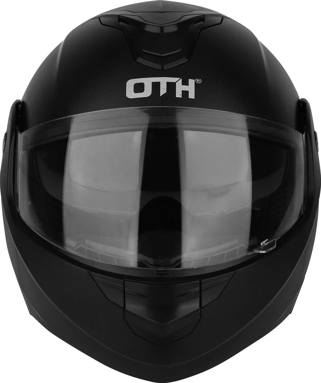 Image of OTH Flip Up Helmet for Men | ISI Certified | Anti-Scratch, UV Resistant Motorbike Helmet