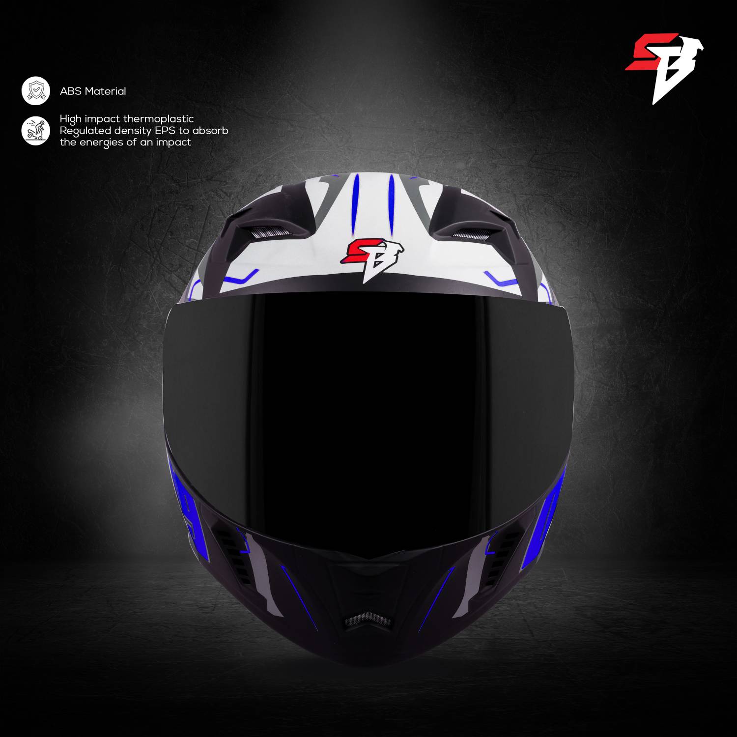 Steelbird SBA-20 09 Flip-Up Graphic Helmet - Image 3