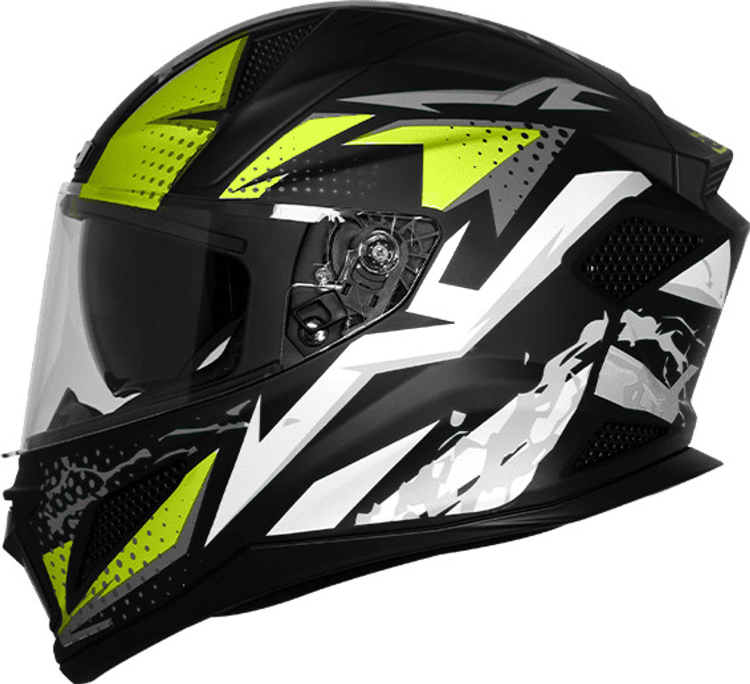 Image of Steelbird Air SBH-25 ISS SHARP ALBUS Motorsports Helmet