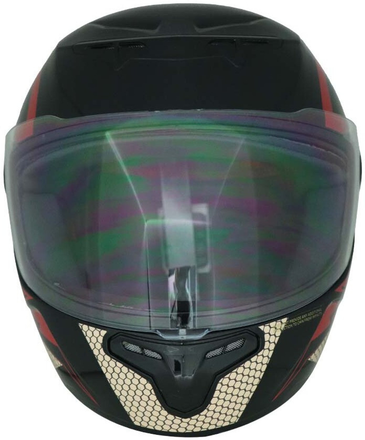 Image of TVS Helmet Radeon FF FX20 Red X Large Motorbike Helmet